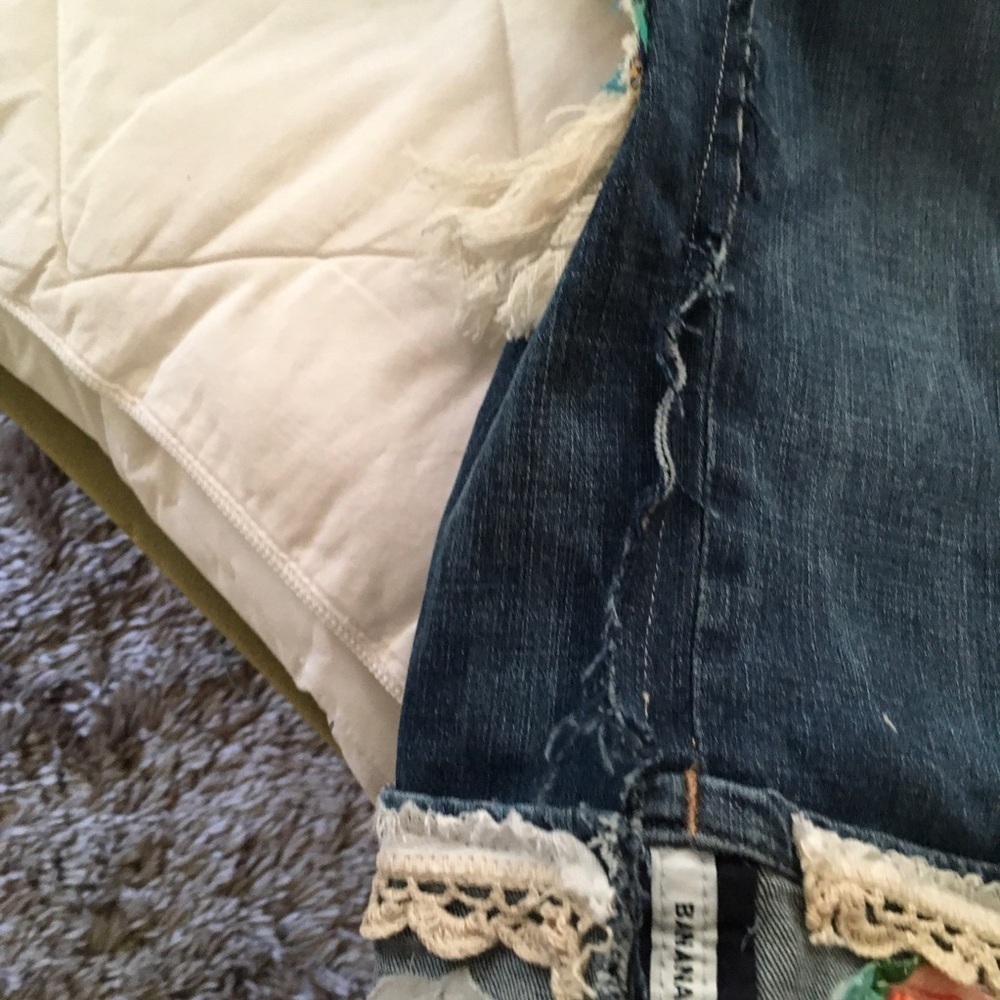 Denim Capri Cuffed Pants Size 10 - Picture 12 of 16